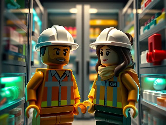 ## Historia corta para video: “El almacén inteligente”  En una gran ciudad logística, existía un moderno almacén donde trabajaban dos operarios LEGO: **Lucas** y **Emma**. Ambos llevaban casco blanco, chaleco reflectante y siempre estaban listos para mantener el almacén funcionando perfectamente.  ### Escena 1: El inicio del día  Lucas y Emma llegan temprano al almacén central. Mientras las puertas automáticas se abren, observan cientos de cajas perfectamente organizadas.  Emma explica:  > “El almacenamiento es la actividad logística encargada de guardar, proteger y conservar los productos hasta que lleguen al cliente.”  Lucas agrega:  > “Y el almacén es el espacio donde recibimos, cuidamos y despachamos la mercadería.”  ---  ### Escena 2: Recepción de mercancías  Un camión llega a la zona de recepción. Lucas verifica documentos mientras Emma controla la calidad de las cajas.  Narrador:  > “La recepción es una de las funciones básicas del almacén. Aquí se controla, verifica y registra toda la mercadería que ingresa.”  Emma utiliza una tablet con sistema WMS para registrar el inventario en tiempo real.  ---  ### Escena 3: Organización y almacenamiento  Lucas maneja un montacargas LEGO y coloca las cajas en enormes estanterías.  Narrador:  > “Una buena organización permite aprovechar el espacio, reducir costos y facilitar el acceso rápido a los productos.”  Emma señala las diferentes zonas:  * Recepción * Almacenamiento * Picking * Despacho  > “Cada área cumple una función esencial para evitar errores y retrasos.”  ---  ### Escena 4: Preparación de pedidos  Suena una alarma de pedido urgente. Emma comienza el picking mientras Lucas prepara el embalaje.  Narrador:  > “El picking consiste en seleccionar y consolidar los productos solicitados por los clientes.”  Gracias a la buena distribución interna, los pedidos salen rápidamente y sin errores.  ---  ### Escena 5: Problema y solución  En otro almacén desorganizado, las cajas están mal ubicadas, hay retrasos y productos dañados.  Narrador:  > “Una mala distribución genera cuellos de botella, pérdidas y aumento de costos.”  Lucas y Emma muestran cómo el control de inventarios evita faltantes y mejora el servicio.  Emma explica:  > “Mantener un stock mínimo y máximo ayuda a equilibrar costos y satisfacción del cliente.”  ---  ### Escena Final  Los camiones parten hacia distintos destinos mientras Lucas y Emma observan orgullosos el almacén funcionando perfectamente.  Narrador final:  > “Un almacén bien organizado y un inventario controlado son la base de una logística eficiente, clientes satisfechos y empresas competitivas”.