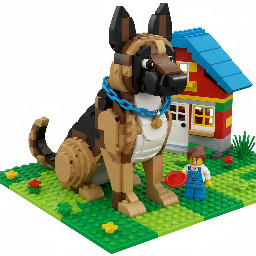 belgium shepard malinois sitting