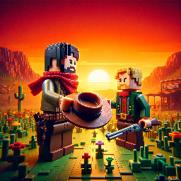 La imagen de Arthur Morgan dándole el sombrero a jhon Marston en Read Dead Redempetion 2