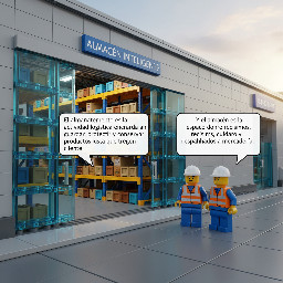 ## Historia corta para video: “El almacén inteligente”  En una gran ciudad logística, existía un moderno almacén donde trabajaban dos operarios LEGO: **Lucas** y **Emma**. Ambos llevaban casco blanco, chaleco reflectante y siempre estaban listos para mantener el almacén funcionando perfectamente.  ### Escena 1: El inicio del día  Lucas y Emma llegan temprano al almacén central. Mientras las puertas automáticas se abren, observan cientos de cajas perfectamente organizadas.  Emma explica:  > “El almacenamiento es la actividad logística encargada de guardar, proteger y conservar los productos hasta que lleguen al cliente.”  Lucas agrega:  > “Y el almacén es el espacio donde recibimos, cuidamos y despachamos la mercadería.”  ---  ### Escena 2: Recepción de mercancías  Un camión llega a la zona de recepción. Lucas verifica documentos mientras Emma controla la calidad de las cajas.  Narrador:  > “La recepción es una de las funciones básicas del almacén. Aquí se controla, verifica y registra toda la mercadería que ingresa.”  Emma utiliza una tablet con sistema WMS para registrar el inventario en tiempo real.  ---  ### Escena 3: Organización y almacenamiento  Lucas maneja un montacargas LEGO y coloca las cajas en enormes estanterías.  Narrador:  > “Una buena organización permite aprovechar el espacio, reducir costos y facilitar el acceso rápido a los productos.”  Emma señala las diferentes zonas:  * Recepción * Almacenamiento * Picking * Despacho  > “Cada área cumple una función esencial para evitar errores y retrasos.”  ---  ### Escena 4: Preparación de pedidos  Suena una alarma de pedido urgente. Emma comienza el picking mientras Lucas prepara el embalaje.  Narrador:  > “El picking consiste en seleccionar y consolidar los productos solicitados por los clientes.”  Gracias a la buena distribución interna, los pedidos salen rápidamente y sin errores.  ---  ### Escena 5: Problema y solución  En otro almacén desorganizado, las cajas están mal ubicadas, hay retrasos y productos dañados.  Narrador:  > “Una mala distribución genera cuellos de botella, pérdidas y aumento de costos.”  Lucas y Emma muestran cómo el control de inventarios evita faltantes y mejora el servicio.  Emma explica:  > “Mantener un stock mínimo y máximo ayuda a equilibrar costos y satisfacción del cliente.”  ---  ### Escena Final  Los camiones parten hacia distintos destinos mientras Lucas y Emma observan orgullosos el almacén funcionando perfectamente.  Narrador final:  > “Un almacén bien organizado y un inventario controlado son la base de una logística eficiente, clientes satisfechos y empresas competitivas”.
