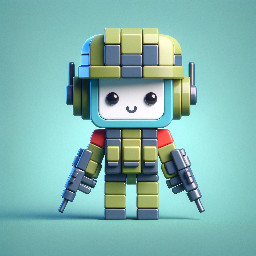 mini modern soldier robot