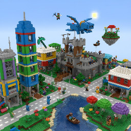 Minecraft city