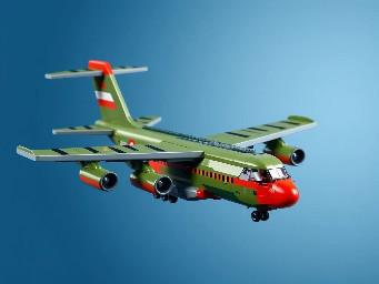 peut tu generer un lego d'un avion de militaire a400m qui fait minimum 70 cm ou alors grandeur nature