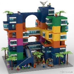 puedes hacerme un diseño de edificio como el Walden 7