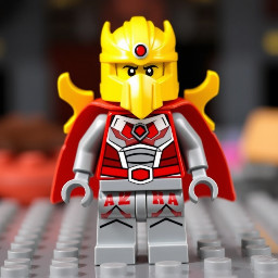 Lego set minifigs of char aznable