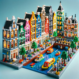 Amsterdam canal building