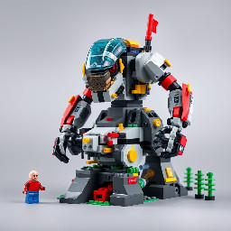 Eisabbaumech auf dem Staurmond Titan mit technik-elementen
