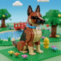belgium shepard malinois sitting