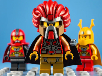 Lego set minifigs of char aznable