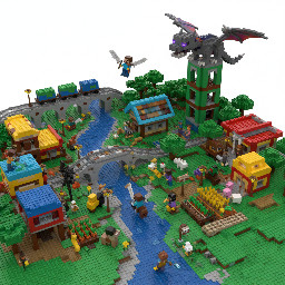 Minecraft city