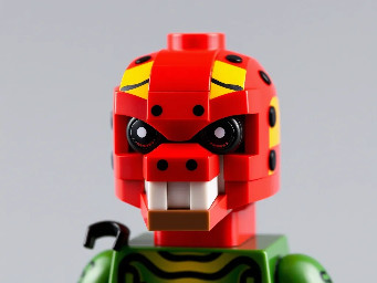 Build me a brickheadz of snake eyes from gi joe