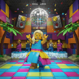 lady dancing in a club