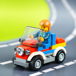 créame un lego de un coche deportivo