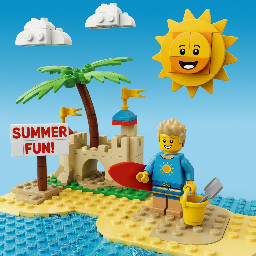 i want a picture to illustrate the beggining of summer holidays with only one fig