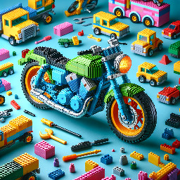 Lego of kawasaki vulcan 900 classic custom