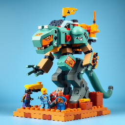 Eisabbaumech auf dem Staurmond Titan mit technik-elementen