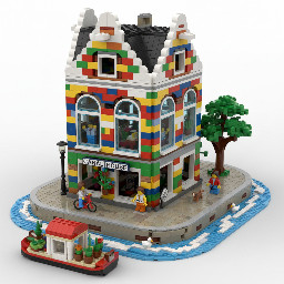 Amsterdam canal building