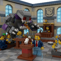 Lego prosecutor in court scared