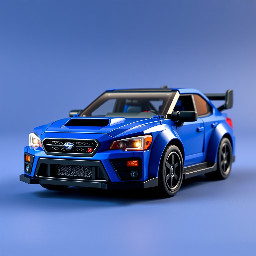 Généré moi un lego de subaru wrx sti de 2025