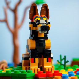 belgium shepard malinois sitting