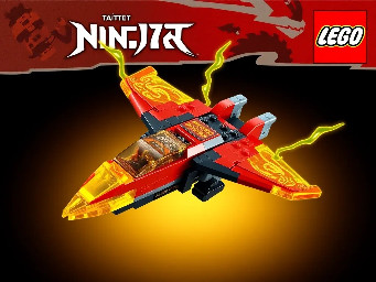 a lego ninjago dragons rising set thats a lightning jet called jays lightning hawk