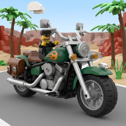 Lego of kawasaki vulcan 900 classic custom
