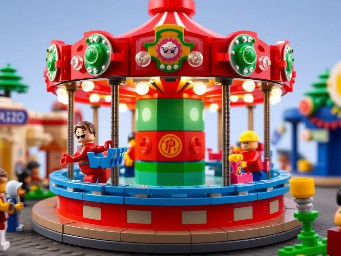 I want a lego set that looks just like the Pixar Pal-A-Round - Swingin attraction from California Adventure in Disneyland