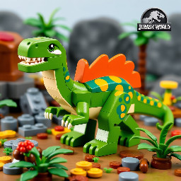 Lego Jurassic world: Parasaurolophus