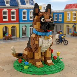 belgium shepard malinois sitting