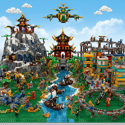 generate the set of ninjago world