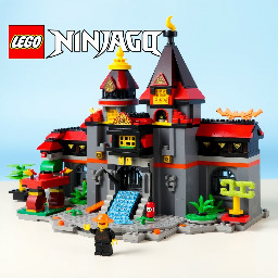 a lego ninjago dragons rising set thats a ucs version of monastary