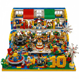 LEGO® House celebra el seu 10è aniversari el 2027 i vol que tu (i les teves construccions) us hi uniu. És hora d'entrar en un món de possibilitats creatives acceptant el repte de dissenyar alguna cosa especial. Els afortunats seleccionats tindran les seves construccions exposades a la llegendària LEGO House de Billund durant tot un any, així que volem creacions que deixin els visitants inspirats i encantats!   Hi ha tres categories per triar, així que penseu-ho bé abans de ficar-vos a la caixa de maons. Però recordeu que  TOTES  les participacions en aquests reptes s'han de poder construir amb maons reals. Podeu dissenyar digitalment, però si la vostra creació no es pot construir físicament, serà desqualificada. També és important tenir en compte que no subministrarem els maons.    La llar de la celebració definitiva   La celebració definitiva es mereix un lloc inoblidable, així que en aquest repte volem que preparis l'escenari per a la teva festa perfecta. Des del lloc fins als VIP, les decoracions i el codi de vestimenta, depèn de tu fer que l'aniversari de LEGO® House sigui una nit per recordar.  Pregunta't qui són els convidats, què estan fent i com pots capturar l'energia de la festa per acabar totes les festes. Pot ser un moment de delícia a la pista de ball o una vinyeta de diverses escenes de pandemònium total. El que més importa és que tot passi en un entorn increïble. Així doncs, deixa anar els cabells, treu les peces de LEGO i... ei, qui és l'intrusor de la festa que hi ha a la taula del bufet?   Restriccions d'entrada  Abans de començar a tota velocitat amb el disseny, assegureu-vos que:  La teva construcció és entre muntants de 16x8 i muntants de 64x32. La teva construcció no fa més de 60 maons d'alçada. Cap part del vostre model pot sobresortir del límit de 64x32 montants, però si la placa base és més petita, es permet una certa sobresortida dins d'aquest límit.  IMPORTANTE CREA LA CASA CON PIEZAS ORIGINALES, NO LE DES LA MISMA CASA A ALGUIEN Y QUE SEA ORIGINAL