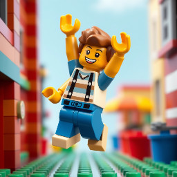 i want a picture with a boy jumping with smile for summer coming