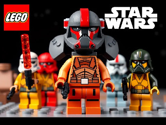 Create boss from star wars delta squad in lego version