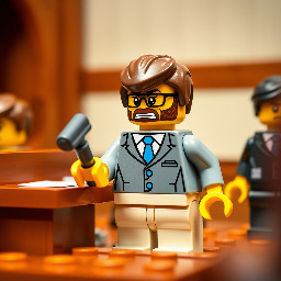 Lego prosecutor in court scared