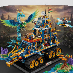 a lego ninjago dragons rising set thats a ucs version of the land bounty